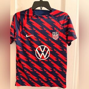 2023 US National Soccer Team Nike Dri-fit Pre-Match Tee Size Youth XL